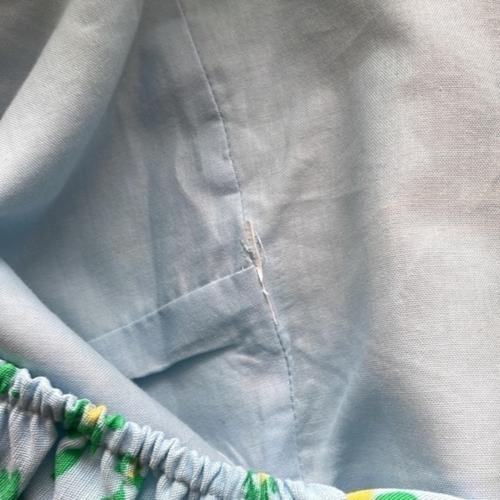 Zara Linen Blend Floral Crop Top - Picture 11 of 11